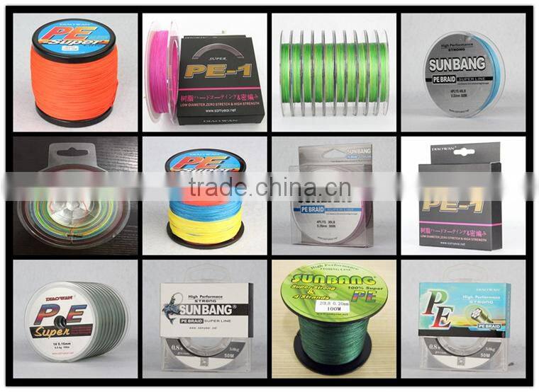 Sunbang Fishing Tackle Super Strong PE Braid Fishing Line