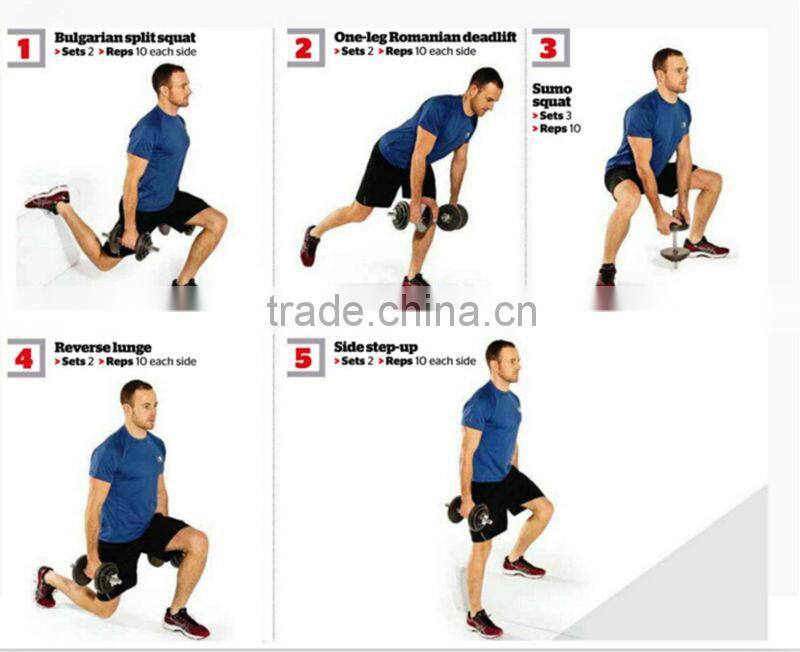 Gym equipments,Rubber Hexagon Dumbbell for weight lifting