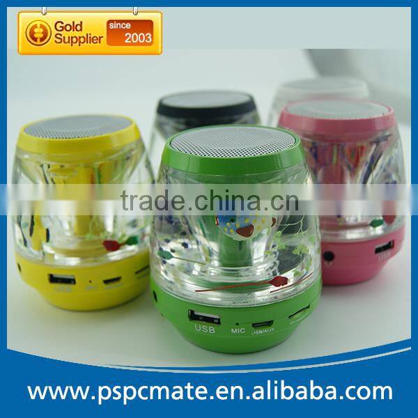 Handfree Stereo bluetooth wireless liquid speaker support TF card