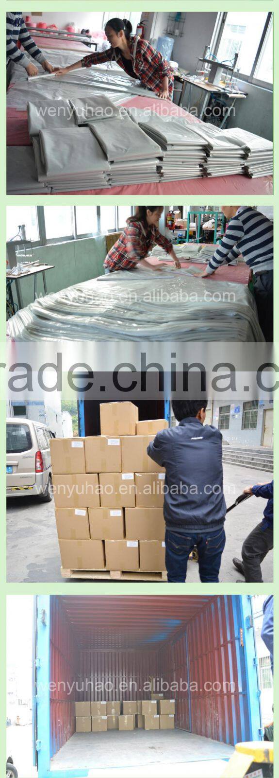 PE-LD Plastic Heat Seal large clear plastic flat square bottom packing bag