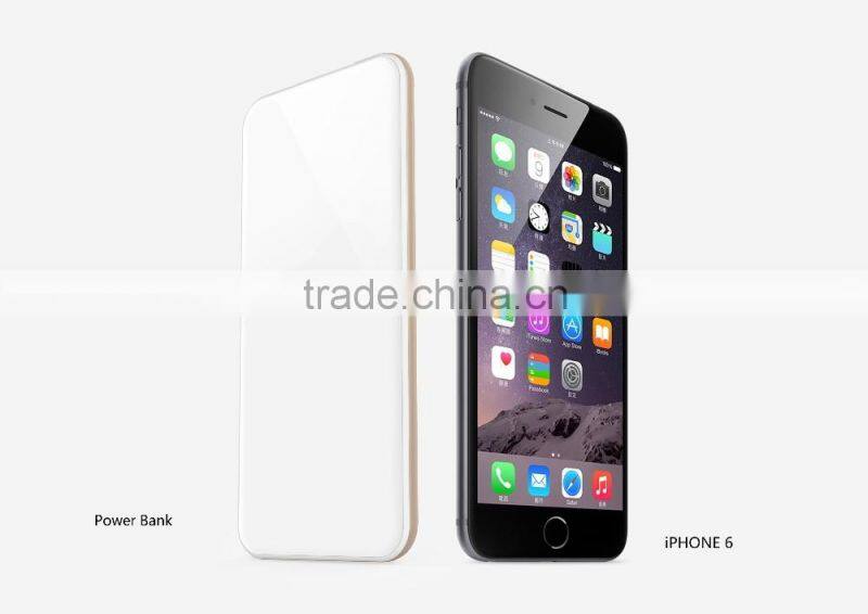 super slim power bank,power bank for iphone 6, promotion smart power bank