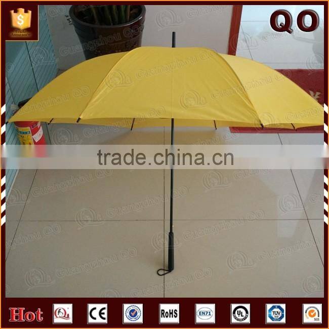 Yellow cheap picture printing custom design rain umbrella for outdoor advertising