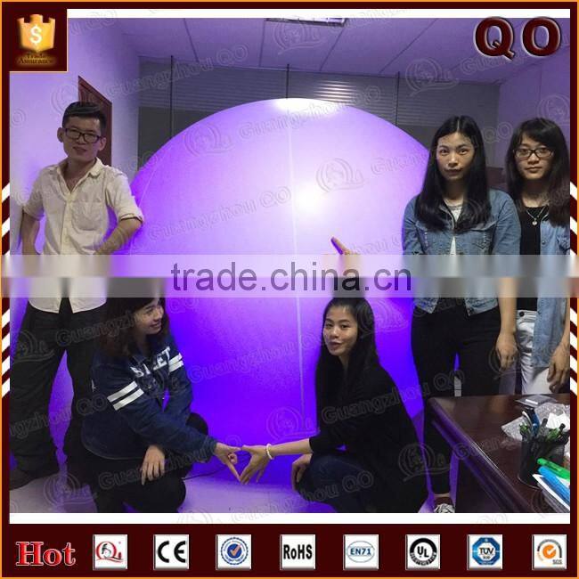 Huge printable inflatable helium sky balloon with led light