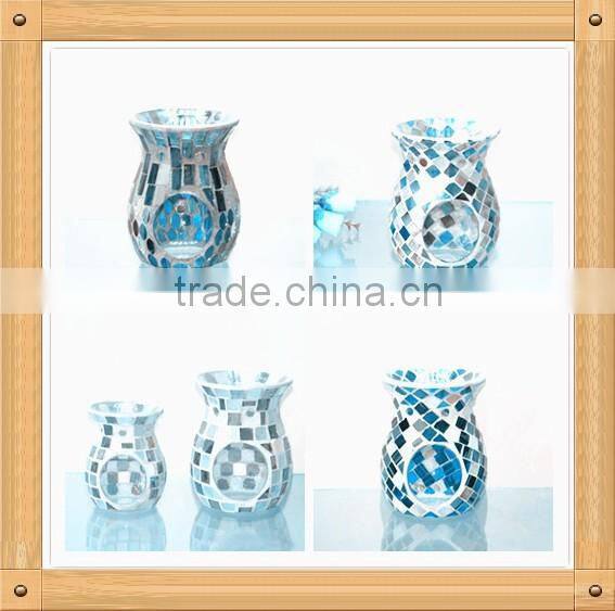 mosaic glass candle warmer glass fragrance oil burner unique oil burners