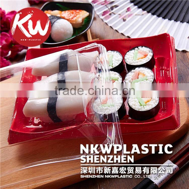 KW-0003 disposable Plastic Sushi Box Takeout/To Go