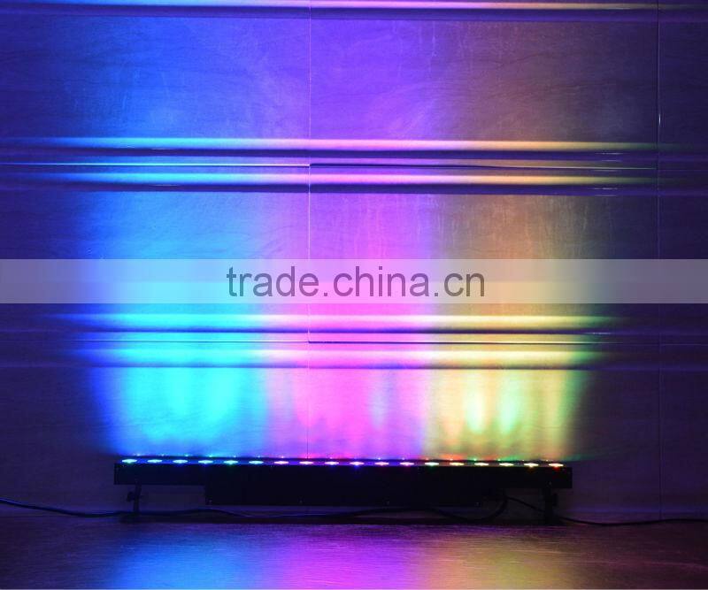 18x10w rgbw 4 in 1 led dj wall wash bar light
