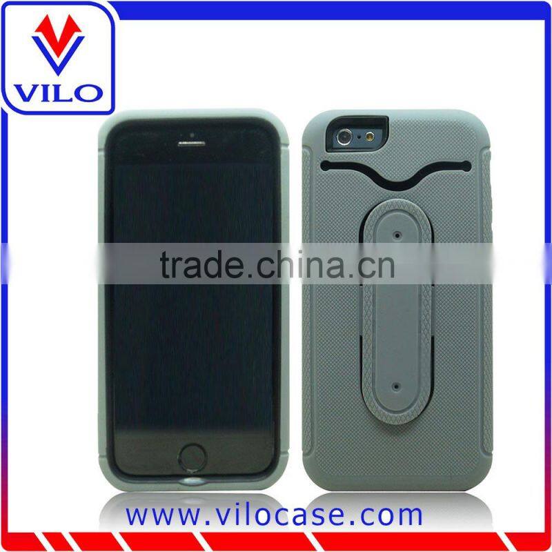 New coming fancy design phone case for iphone6 with kickstand