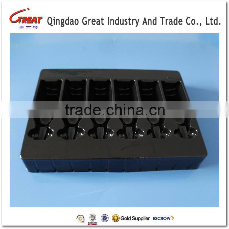 Liquid Glass Bottle Plastic Packaging Tray