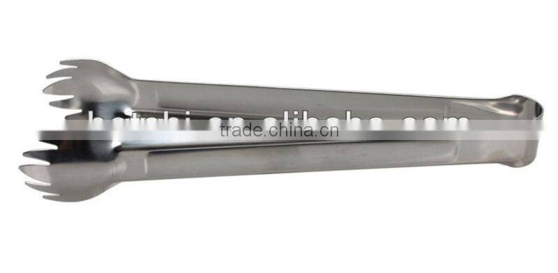 stainless steel scoop tong for kitchen