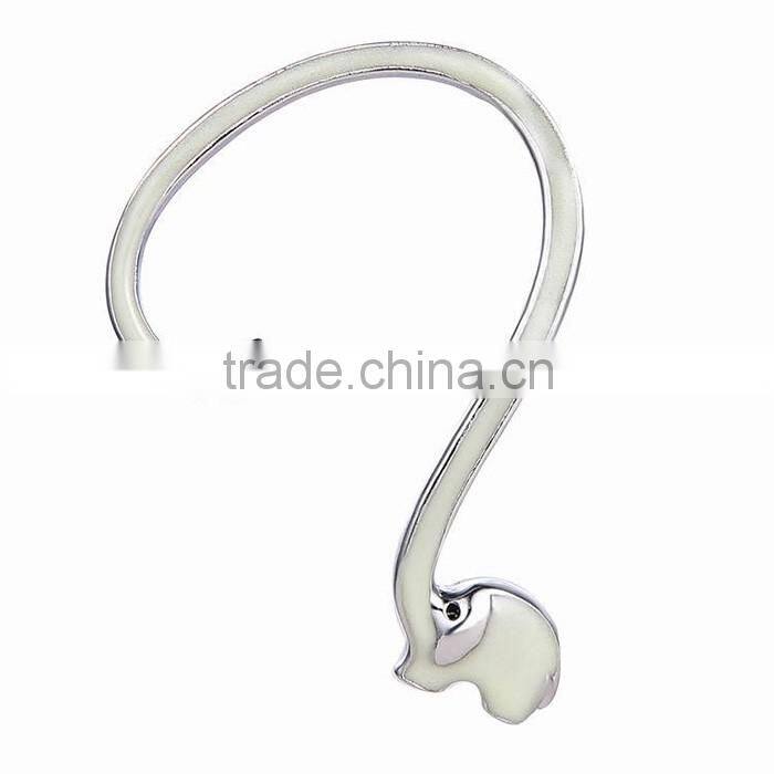 Luminous lovely little elephant cuff earring animal design earrings