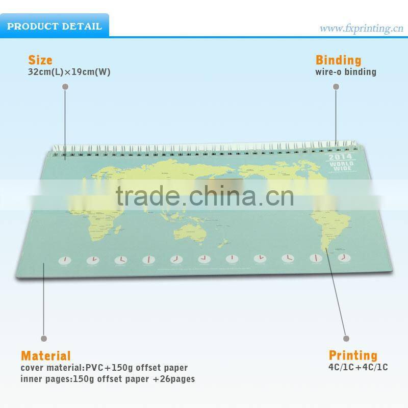 2015 desktop wholesale custom printing table calendar
