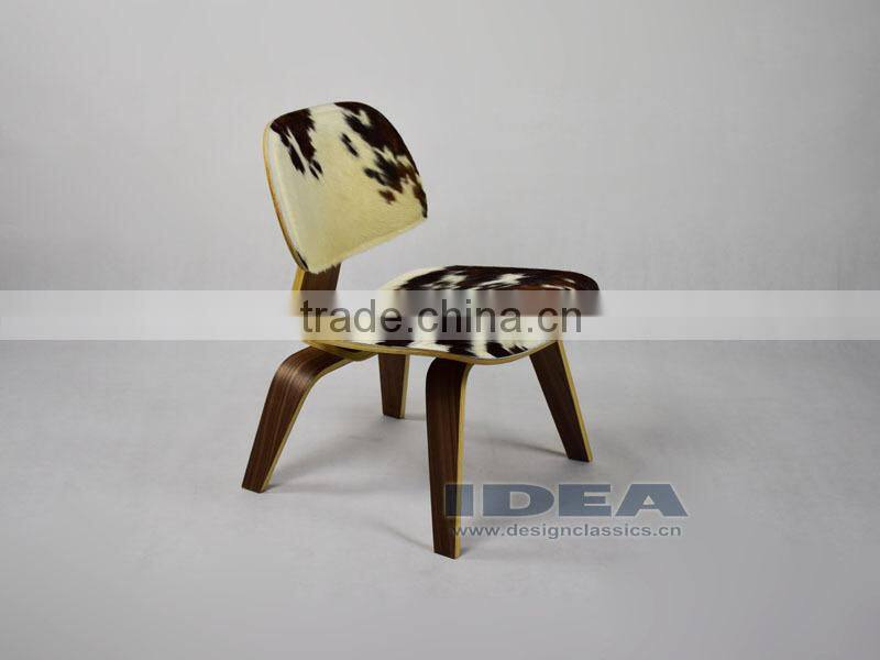 Replica Charles Plywood Lounge Chair - Pony Skin