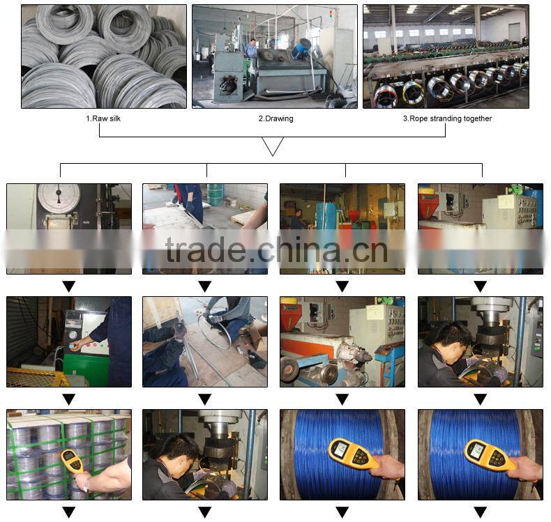 ungalvanized steel cable for fitness equipment