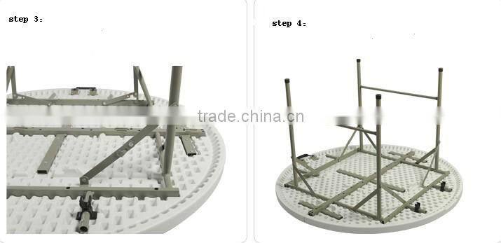 72'' Round Plastic Table