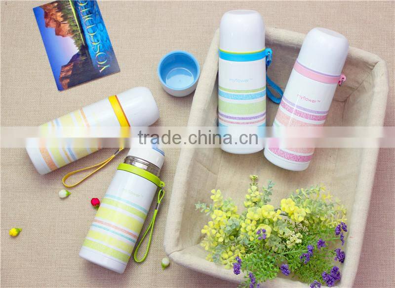 2015 good quality food grade Bullet type thermos refill vacuum flask