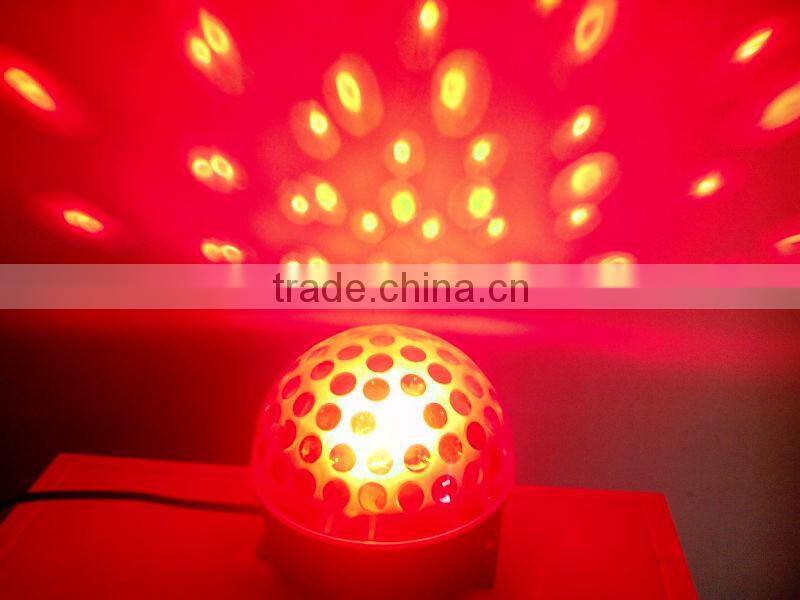 Attractive Stage Lighting Decorations Crystal LED Light Magic Spinning disco Ball