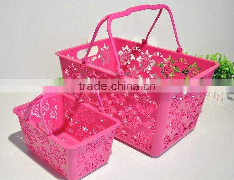 plastic storage basket