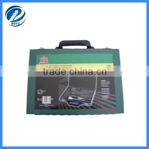 17pcs SDS hammer drill and chisel set