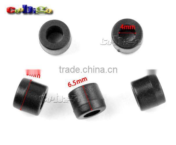 5/32"(4mm)Plastic Beads Slider Stopper Cord Ends For Apparel Sportwear Rope Accessories #FLS205-B