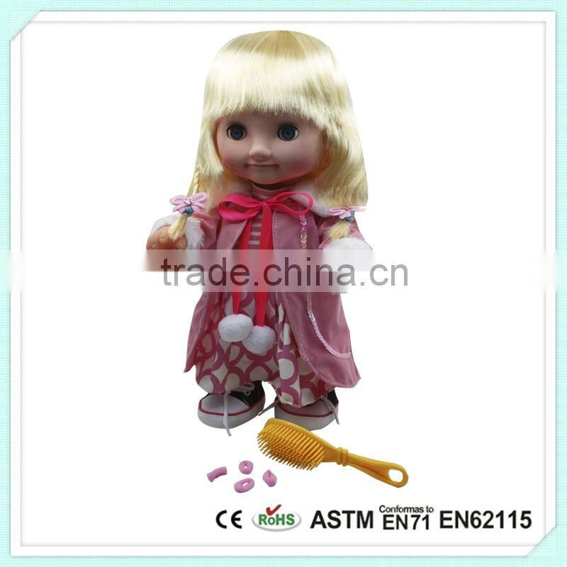 Toys Direct From China With Real Hair Beautiful Educational Doll Promotion Baby Doll