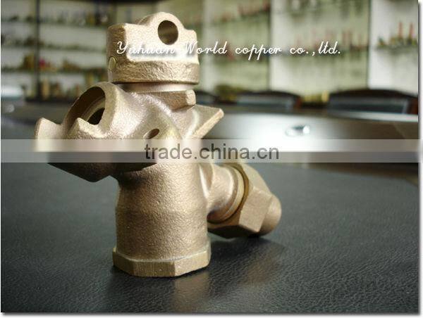 WD-1503 Bronze Conical Valve of Water Meter Connector With Lockable