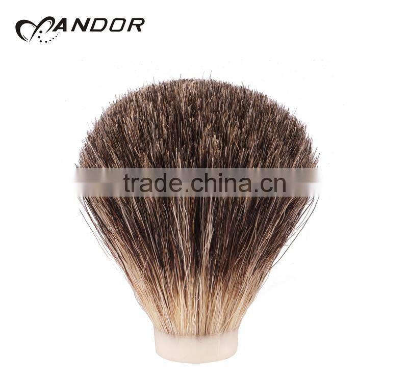 Men wated mixed badger knots shaving brush knot with wholesale price