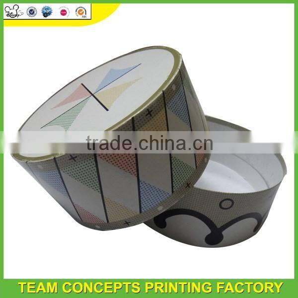 round luxury cardboard gift packaging box set