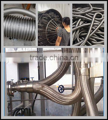 Welded quick disconnect female part"D"coupler corrugated metal hose
