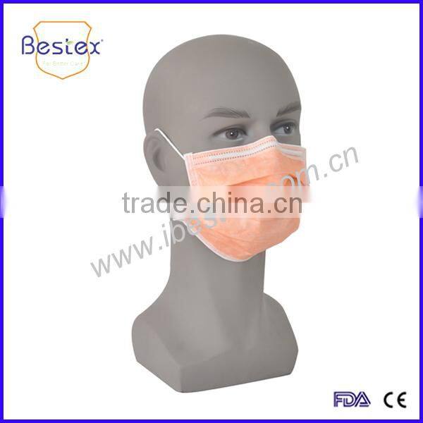 Disposable Earloop Face Mask With Shield for eye protection