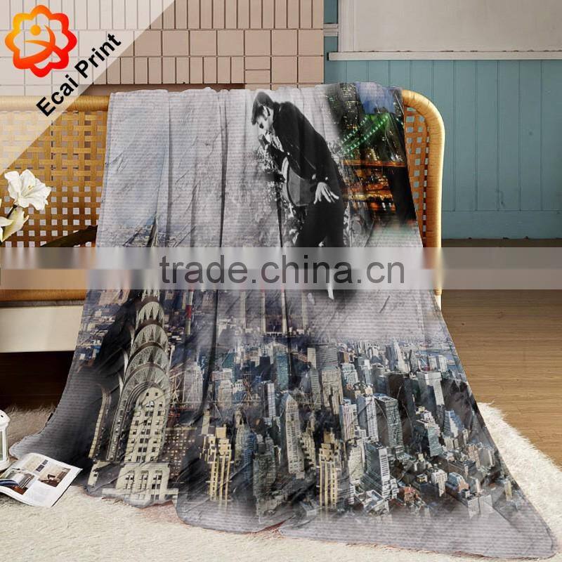 2016 hot sell printing heat transfer printed mexican blanket