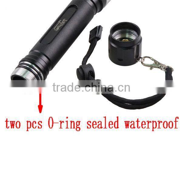 Waterproof And High Brightness XML T6 Diving Flashlight IP68