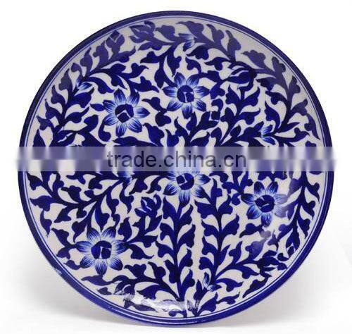 Indian Blue Pottery Kitchen Dishes / Plates