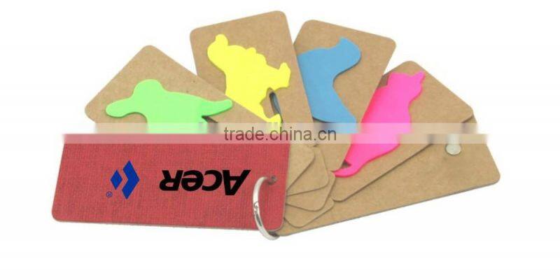 2015 HOT SALE BOOKMARK WITH PET STICK NOTES