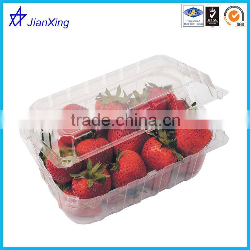 BPA FREE plastic disposable fresh strawberry fruit packaging box