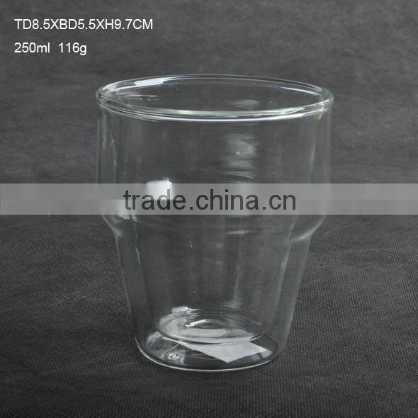 2016 hot -selling glass coffee press delicate glass coffee press