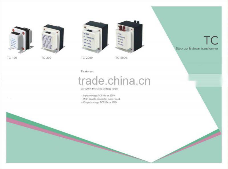 voltage transformer 220v - 110volts double convert