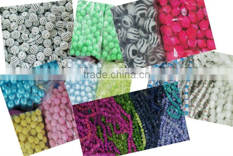 Fashion jewelry pink bead with heart DIY charm bracelet 2013