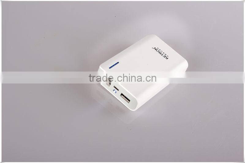 headphone 8400mah dual usb flashlight portable keychain power bank