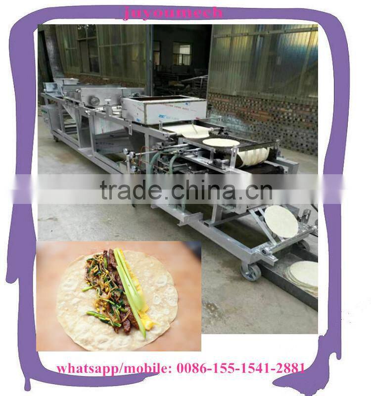 Most popular bakery thin pancakes processing line/Turkish pita bread making machine