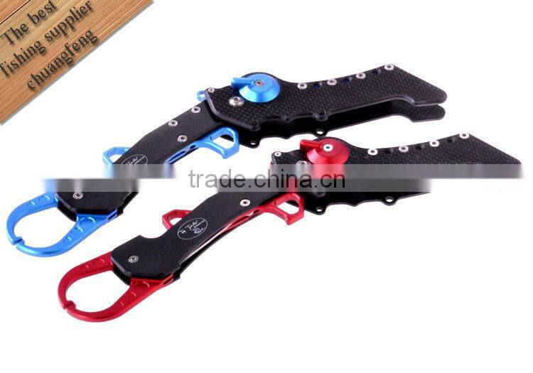 Fishing Pliers control fish Grip overall length of carbon cloth fiber material 185mm Weight 170g (handle length145mm)