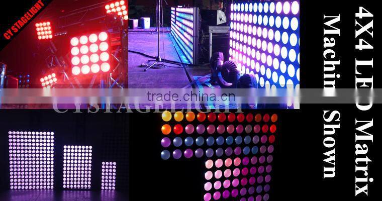 Guangzhou Top Quality Led Blinder Light 4x4 Led Matrix Light