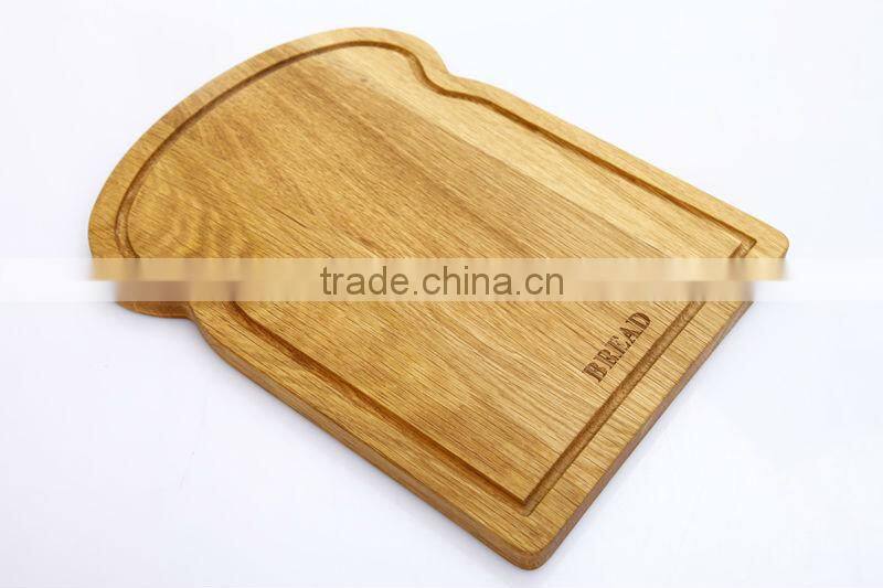 creative kitchen bread shaped acacia wooden cutting board