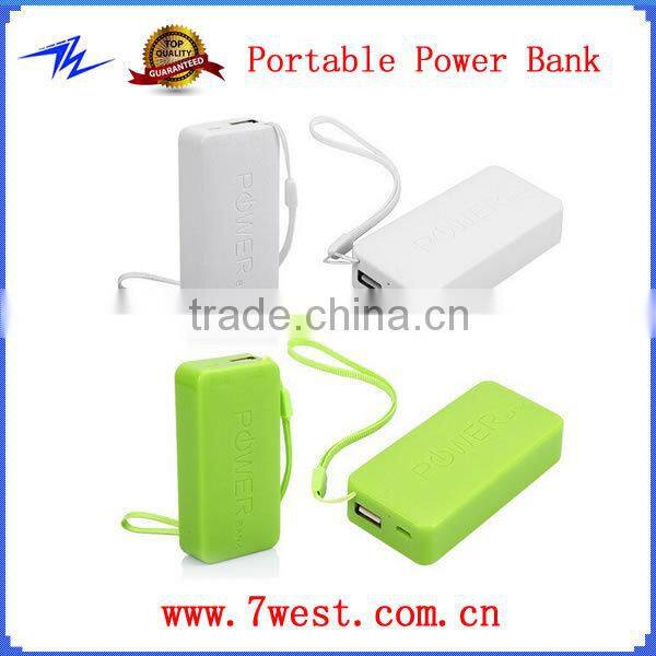 Colorful Portable Power Bank 5600mah Rechargeable External Battery Charger Mobile Phone