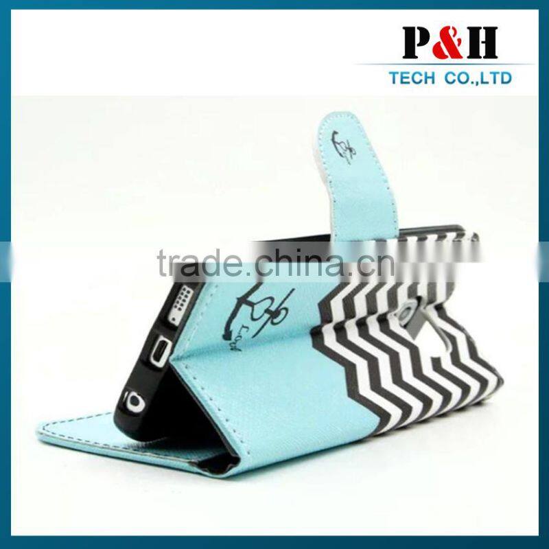 High Quality Luxury for Samsung Leather Case wallet stand case with pu leather and card slots