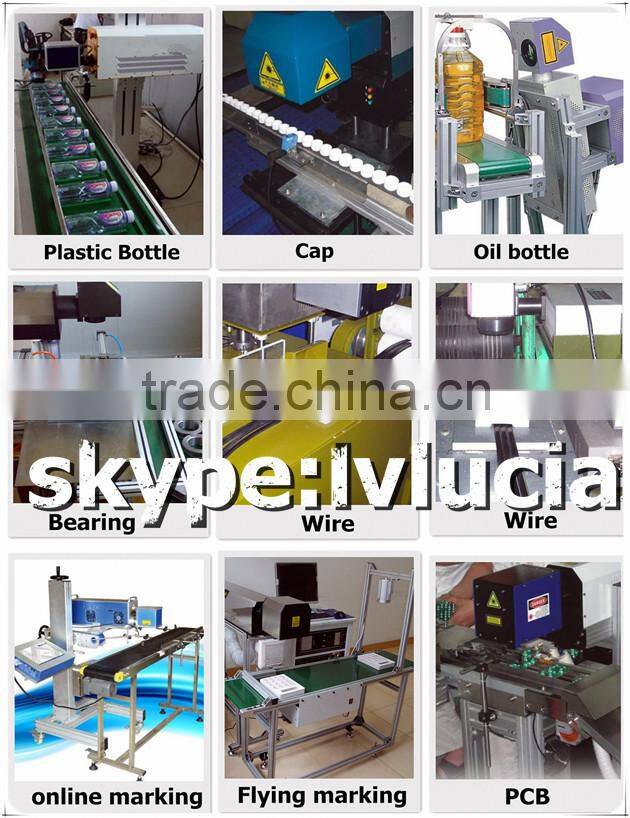 Keyland Automatic Belt Fly Laser Marking Marker with Conveyor