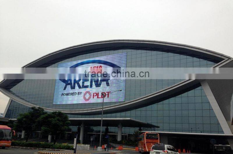 Hot P10 outdoor digital signs electronic board glass window led display