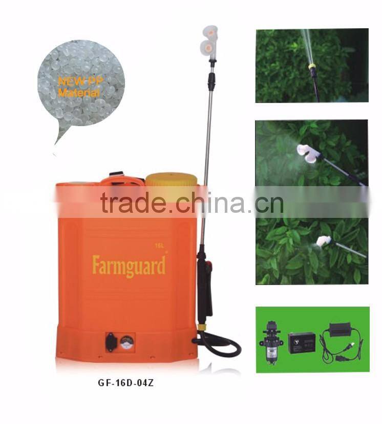 16L PP China manufacturer excellent material orchard sprayer