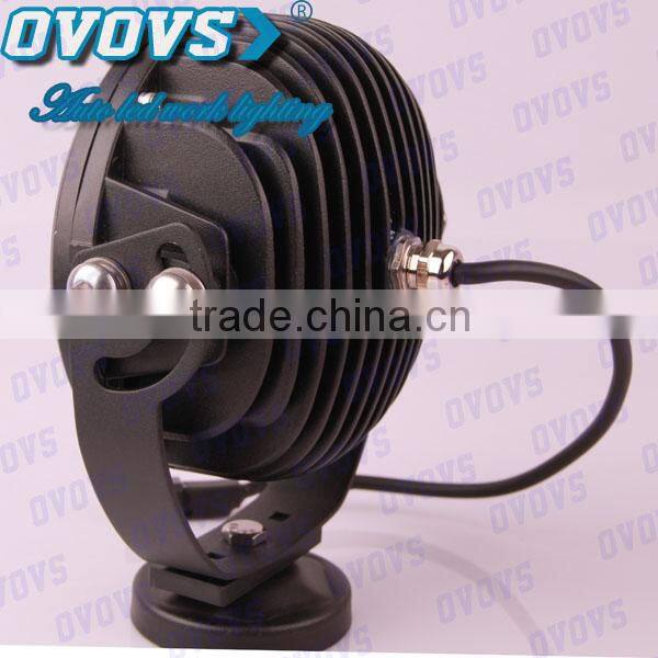 New products! 70w led flood light red round 6inch car led light For 4X4 off road accessories