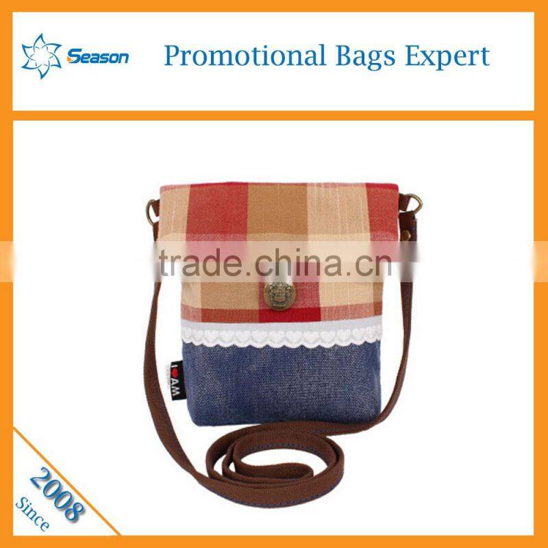 Cheap wholesale messenger bag canvas shoulder long strip bag