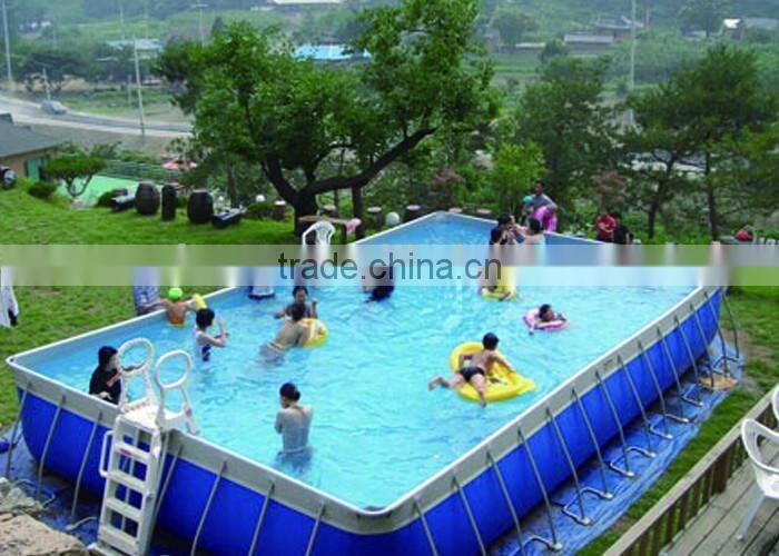 Professional mobile swim pool steel frame pool